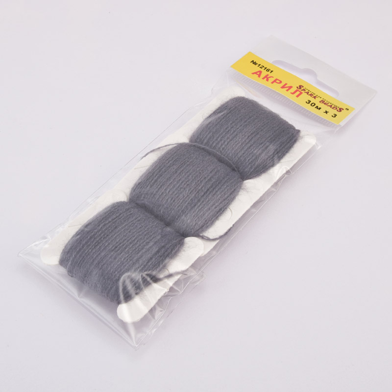 Акрилові нитки, №12161, Сірі (MUL-058868)