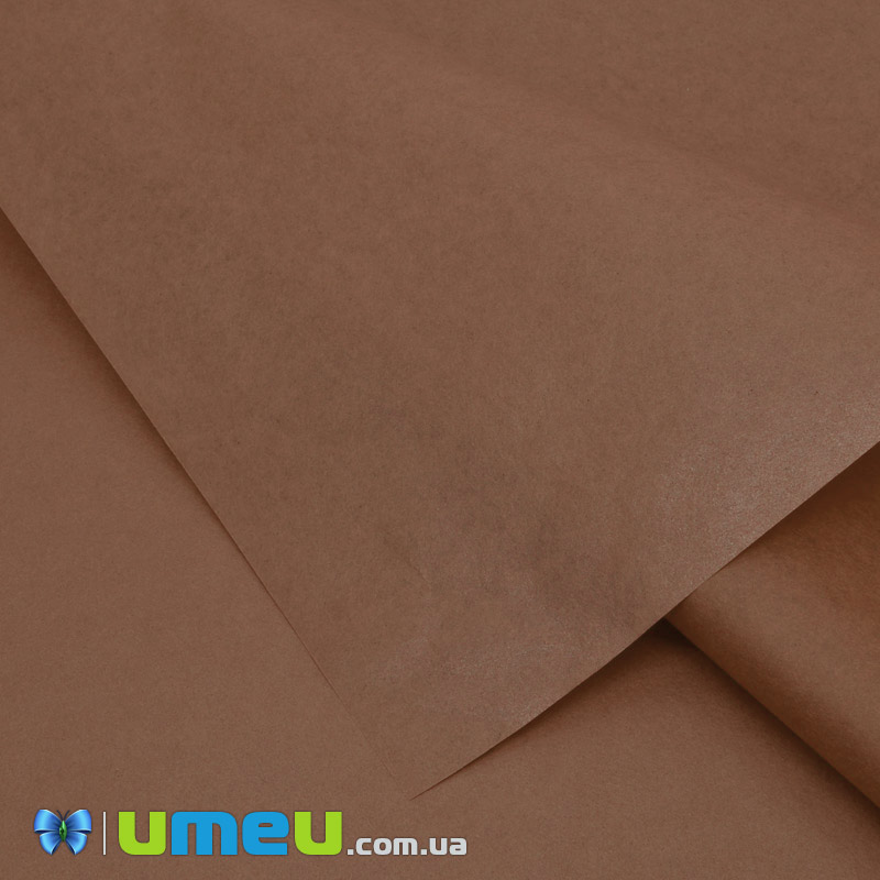 Папір тіш'ю, Коричневий, 65х50 см (UPK-040870)