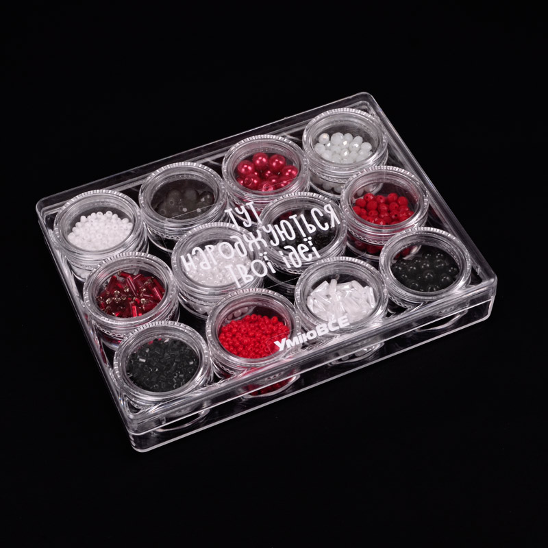 Набір для рукоділля, Червоно-чорно-білий (BUS-051244)