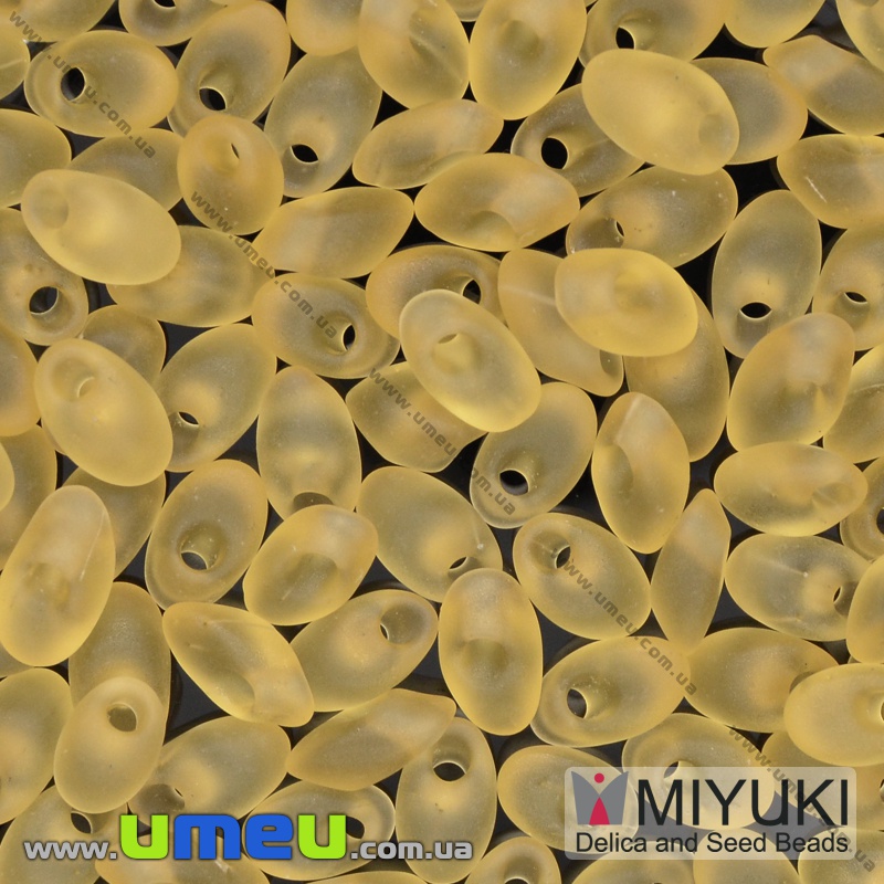 Бисер японский Miyuki LMA №132F, 4х7 мм, Золотистый матовый (BIS-036714)