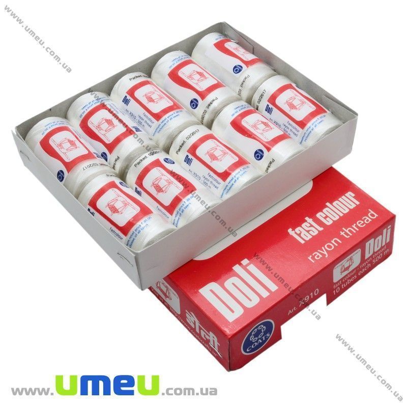 Нитки шовкові Doli, Бузкові 127, 500 м (MUL-021525)