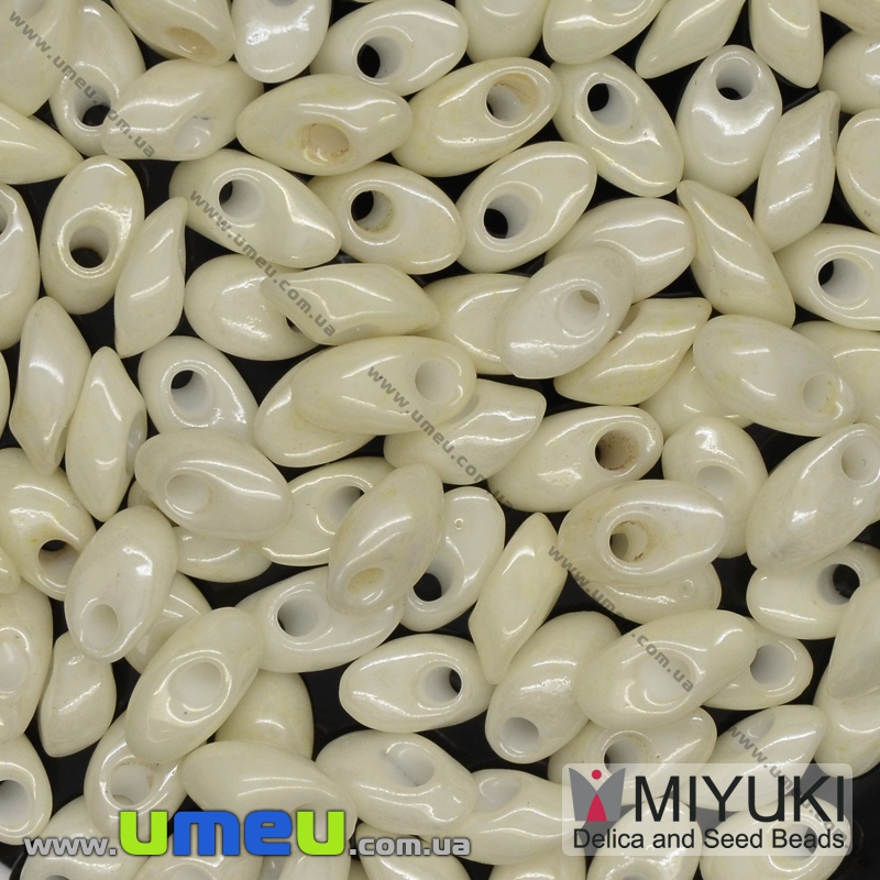 Бісер японський Miyuki LMA №421, 4х7 мм, Кремовий (BIS-036731)