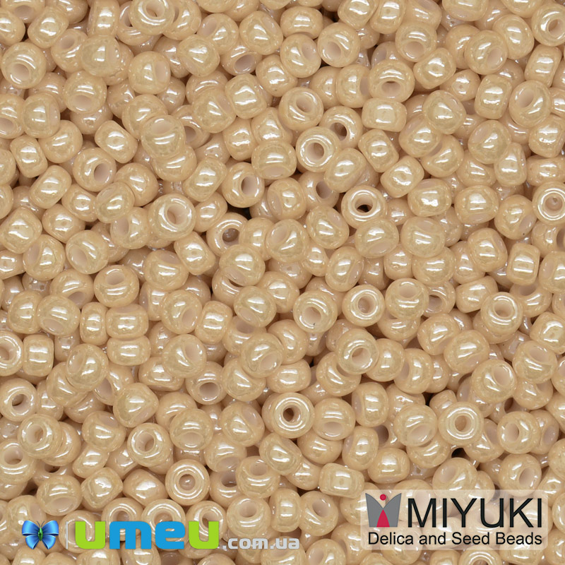 Бісер японський Miyuki круглий RR 10/0 №593, Бежевий (BIS-047544)