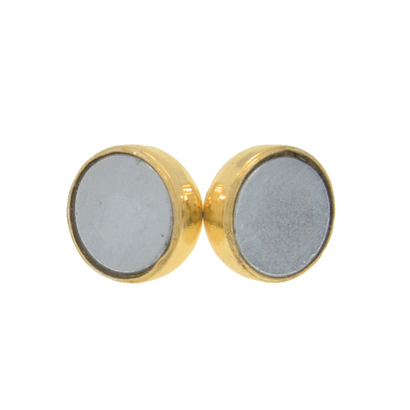 Замок магнітний, 11х7 мм, Золото (ZAM-053087)