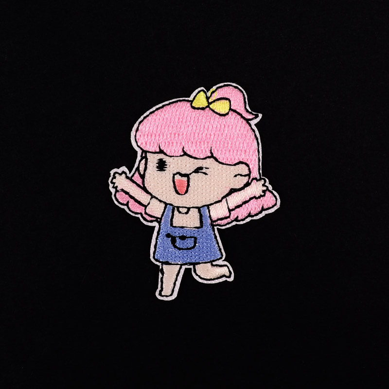 Аппликация на клеевой основе Девочка, 4,5х4 см (APL-055072)