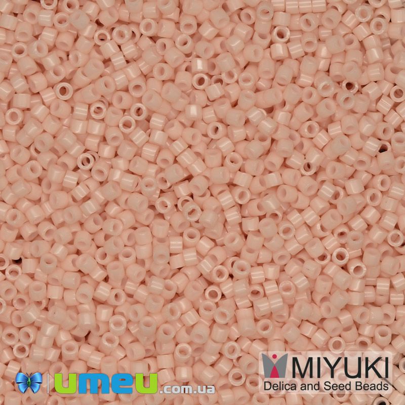 Бисер японский Miyuki Delica 15/0 DBS206, Персиковый (BIS-049659)