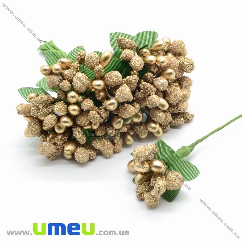 Тычинки на проволоке, Золотистые (DIF-015444)