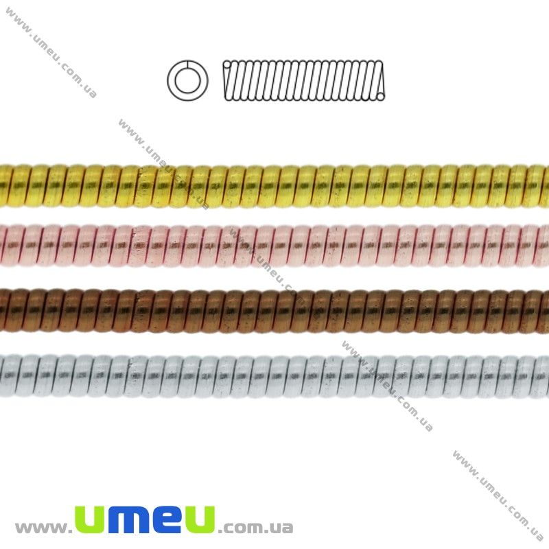 Канитель жесткая 1 мм, Шампань (KNT-028033)