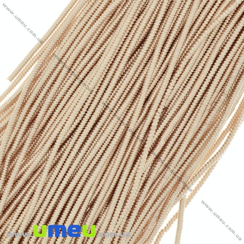 Канітель фігурна зиг-заг 2 мм, Шампань (KNT-028048)