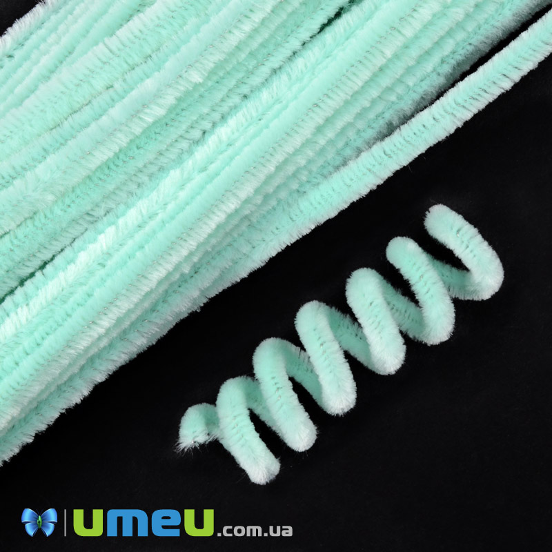 Синельная проволока, Мятная, 30 см (DIF-050727)