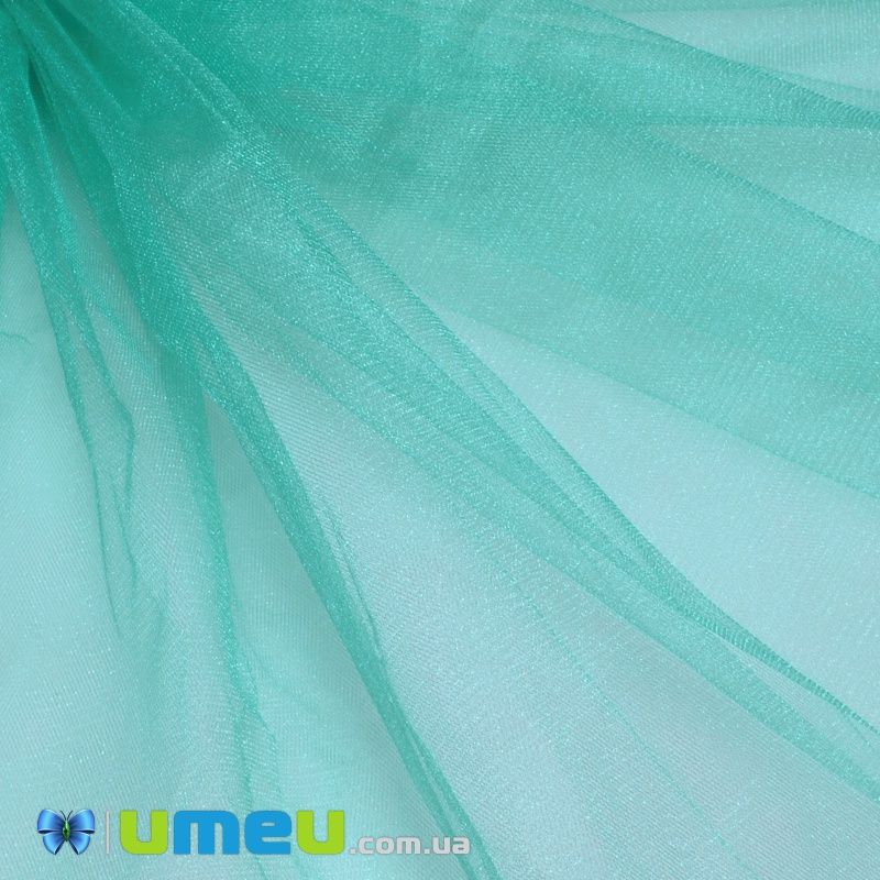 Фатин средней жесткости, Бирюзовый светлый (50х50 см) (LTH-038722)
