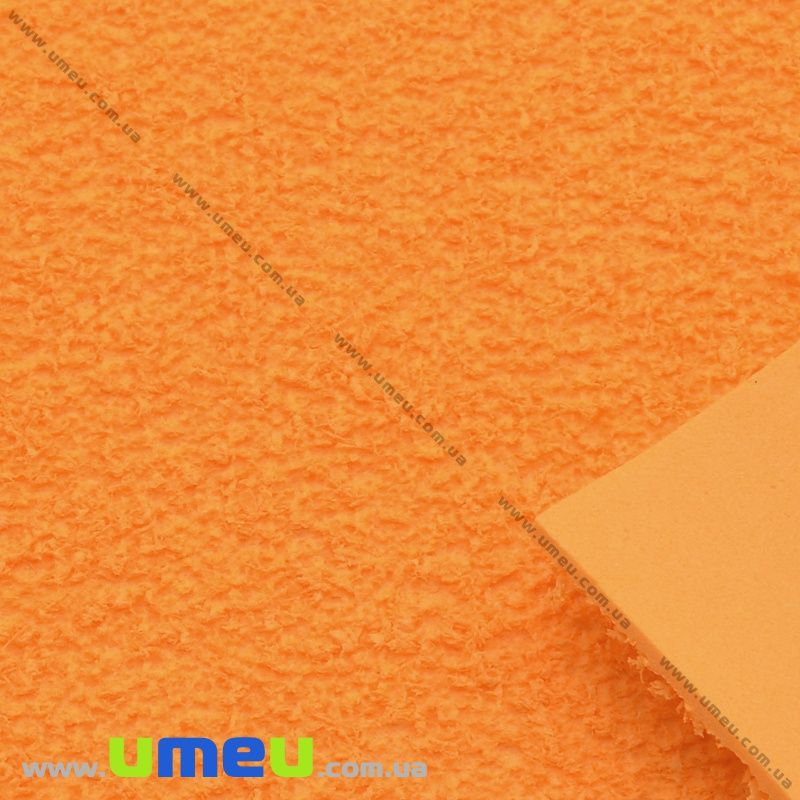 Фоамиран махра (Китай), 20х30 см, Оранжевый (FOM-037182)