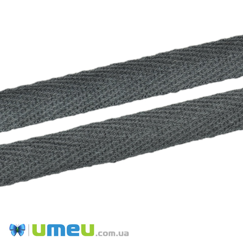 Лента киперная, 10 мм, Серая темная (LEN-044787)