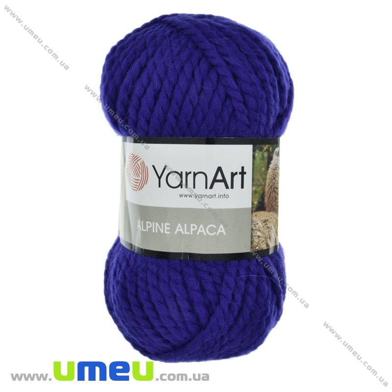Пряжа YarnArt Alpine Alpaca 150 г, 120 м, Синя 442 (YAR-029617)