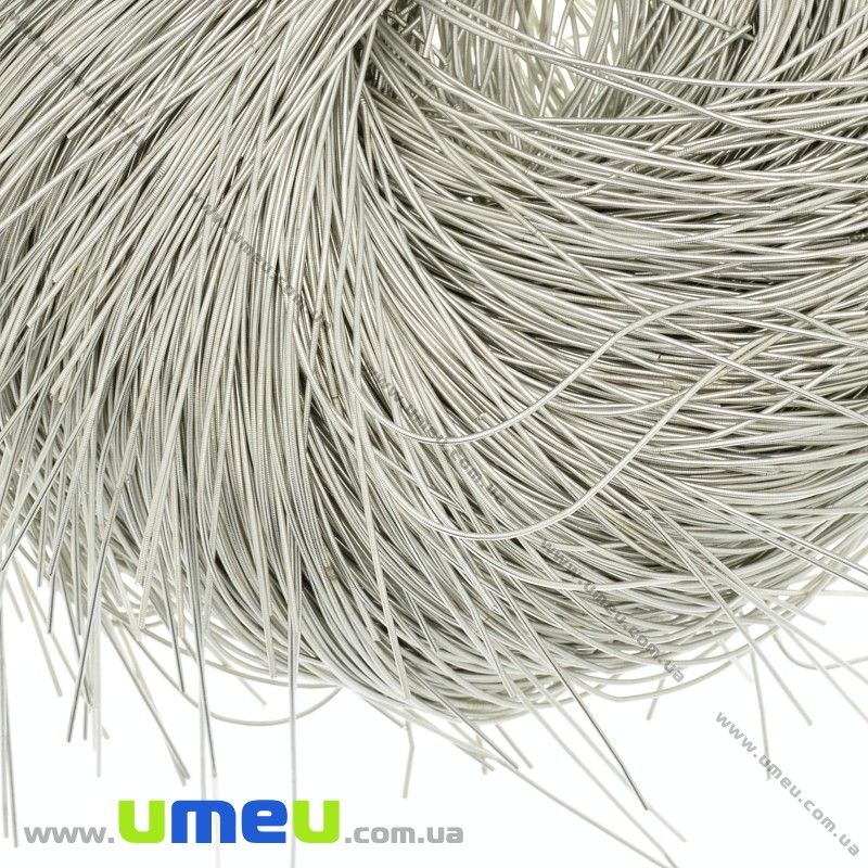 Канитель гладкая 0,5 мм, Серебристая (KNT-027995)