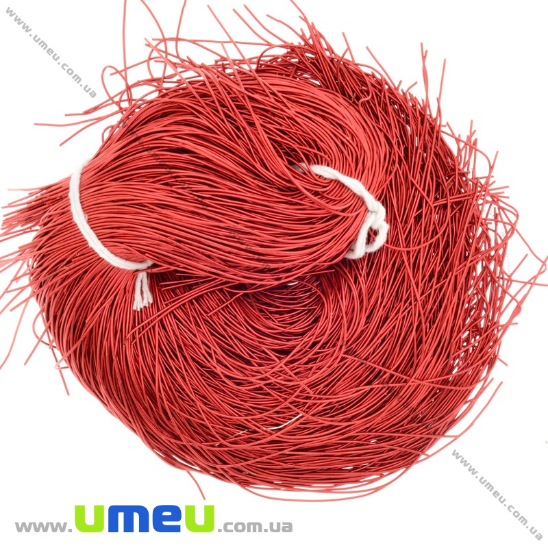 Канитель гладкая 1 мм, Красная (KNT-027969)