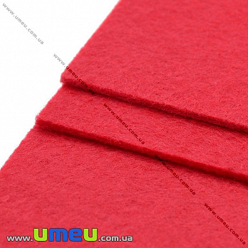 Фетр 2 мм, 20х30 см, Червоний (FLT-011573)