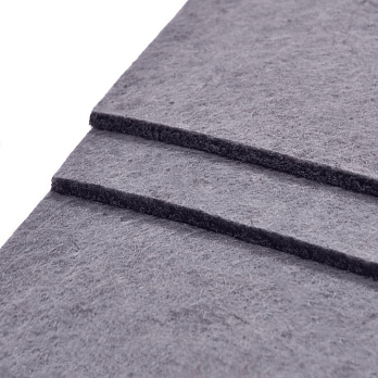 Фетр 2 мм, 20х30 см, Сірий (FLT-027457)