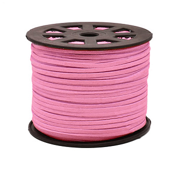 Замшевий шнур, 3 мм, Рожевий (LEN-000374)