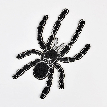 Термоаппликация, Паук, 8,5х5,5 см, Черная (APL-060125)