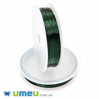 Дріт мідний, 0,3 мм, Зелений (LES-044152)