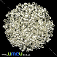 Бисер китайский крупный, 6/0, Белый блестящий, 4 мм (BIS-008632)