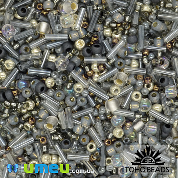 Бісер японський TOHO MIX-3211, Сірий (BIS-039381)