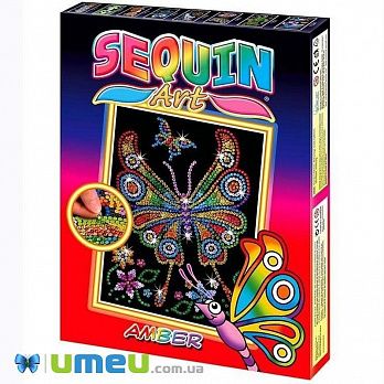Набір для творчості Sequin Art RED Янтарний Метелик (DIF-043433)