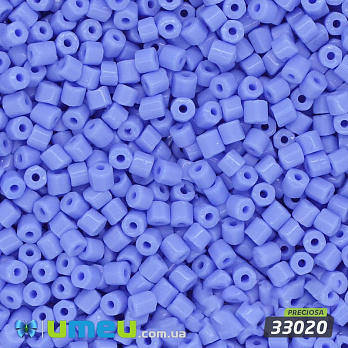 Бісер чеський Рубка 10/0, №33020, Синій світлий натуральний (BIS-036565)