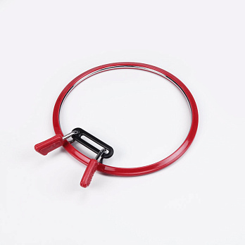 Пяльці NURGE круглі із затискачем 12,5 см, Червоні (MUL-055574)