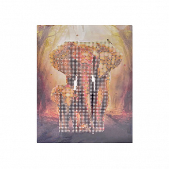 Набор алмазной живописи на картоне 25х21 см, Буду как папа (SXM-051469)