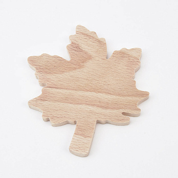 Заготовка деревянная Кленовый лист, 90х80 мм, Бук (DEC-058351)