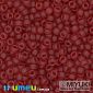Бисер японский Miyuki круглый RR 8/0 №141F, Красный матовый (BIS-045935)