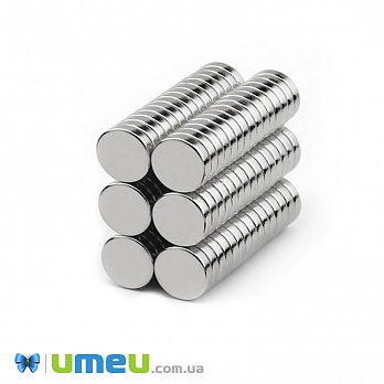 Магніт неодимовий для брошок Круглий, 12х1,7 мм (OSN-039335)