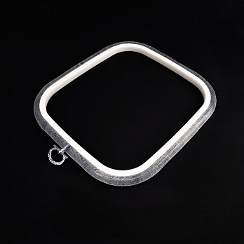 Пяльці-рамка NURGE прямокутні пластикові 18х20 см, Прозорі (MUL-053468)