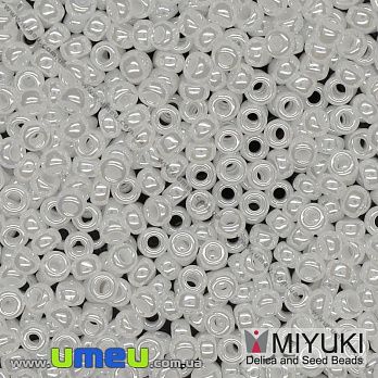 Бисер японский Miyuki круглый RR 8/0 №528, Белый (BIS-045964)