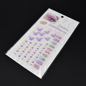 Декоративні елементи на клейовій основі, Бузкові (DIF-060906)