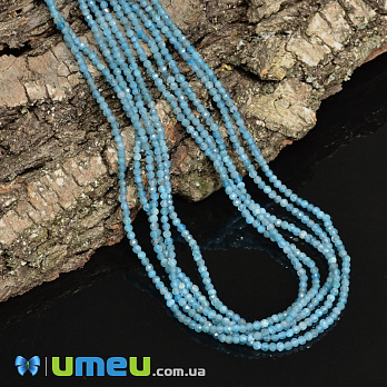 Намистини Апатит, Натур. камінь, 2 мм, Круглі грановані (BUS-040887)