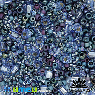 Бісер японський TOHO MIX-3204, Синій (BIS-039377)
