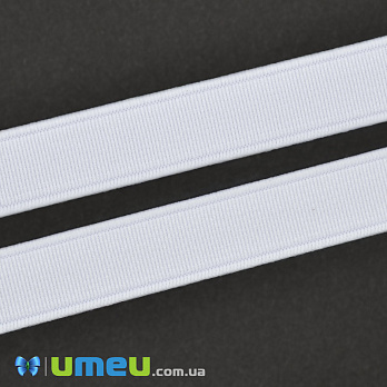 Резинка плоская 15 мм, Белая (LEN-044740)