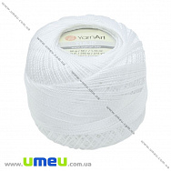 Пряжа YarnArt Tulip 50 г, 250 м, Біла 401 (YAR-025037)