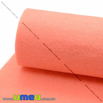 Фетр 1 мм, 30х30 см, 166 Персиковий (FLT-011406)