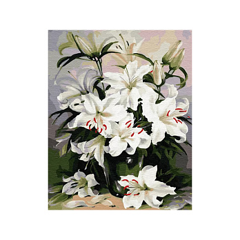 Набір алмазного живопису на підрамнику 50х40 см, Букет лілій (SXM-056382)