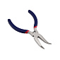 Інструмент Тонкогубці вигнуті, Синій, 13,5 см (INS-053922)
