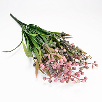 Гілка з ягодами, 37 см, Рожева світла (DIF-054116)