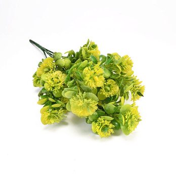 Гілка декоративна, 34 см, Жовта (DEC-054176)