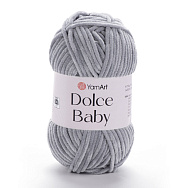 Пряжа YarnArt Dolce Baby 50 г, 85 м, Сіра 782 (YAR-061640)