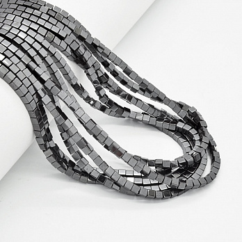 Намистини Гематит, Натур. камінь, Кубик, 3х3х3 мм (BUS-051750)