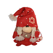 Набір із фетру для створення іграшки, Гномік (дівчинка) ФН-118, 15х10 см (FLT-054945)