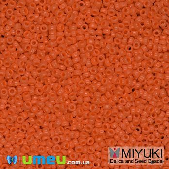 Бісер японський Miyuki круглий RR 15/0 №406, Помаранчевий (BIS-045865)